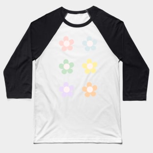 Bib flower softest pastel 2 Baseball T-Shirt